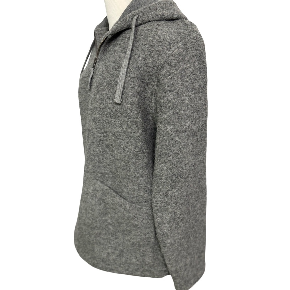 Hartford Hooded Zip Up Jacket Wool Blend Sweater — Size M - Picture 2 of 5